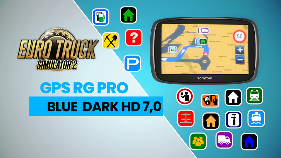 GPS RG PRO BLUE DARK HD